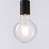 Foco LED G95 base E27 8W 800LM 2700K vidrio transparente