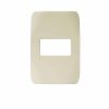 Placa para interruptor simple almendra Chatel