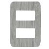 Placa para interruptor doble marmoleado CHATEL