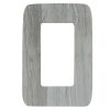 Placa duplex acabado marmoleado gris Chatel