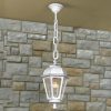 Farol colgante E27 Saba blanco IP55