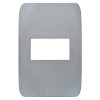 Placa para interruptor simple champagne Chatel