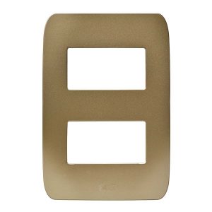 Placa 2 modulos oro Chatel