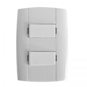 Interruptor blanco iluminado doble de 3 vías Aini