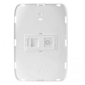Toma teléfono simple blanco Chatel