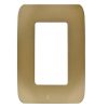Placa duplex acabado oro Chatel