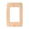 Placa triple acabado roble claro Chatel