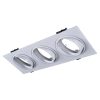 Placa empotrable blanco para AR11 3 espacios