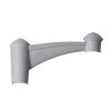 Brazo para luminarias y postes con base Ø60