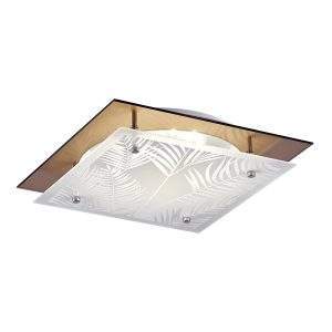 Plafón cuadrado 31cm Palmeras para módulo led
