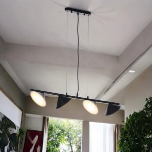 Lámpara led colgante moderna Arki black