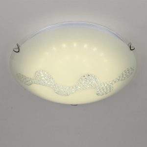 Plafón circular 30cm Ondas para módulo led