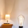 Foco led dimerizable ST64 base E27 4W 2500K ámbar