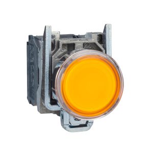 Pulsador iluminado amarillo XB4BW35M5