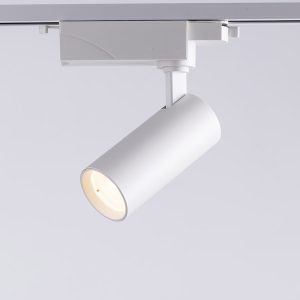 Spot led aluminio blanco 15W luz cálida