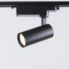 Spot led aluminio negro 15W luz cálida