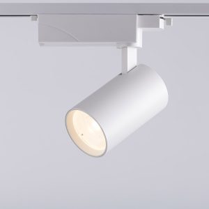 Spot led aluminio blanco 30W luz cálida
