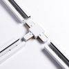 Conector T blanco para riel
