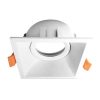 ODB empotrable cuadrado blanco para foco led