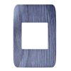 Placa para zumbador acabado gris Chatel