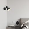 Lámpara de pared dirigible E14 Phyr negra