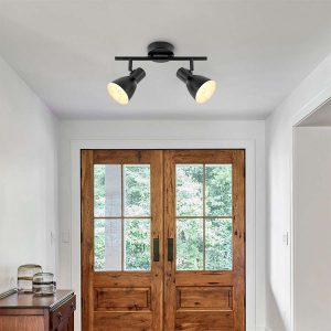 Spot 2xE14 dirigible Norit black