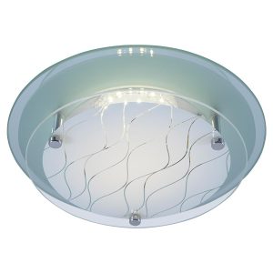 Plafón circular 23cm Ondas para módulo led