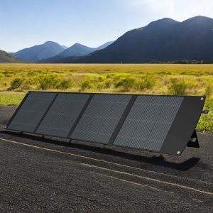 Panel Solar Plegable Portátil 120W p/ Power Station Amarillo