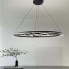 Lámpara LED colgante Amy black con luz calida 50W