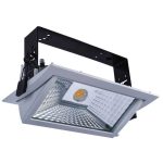 Proyector LED extraíble blanco 44W 3000K 230x180mm