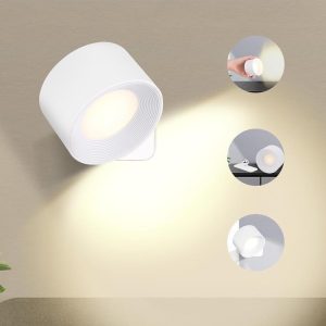 Lámpara recargable magnetica blanca c/led 3CCT dimerizable