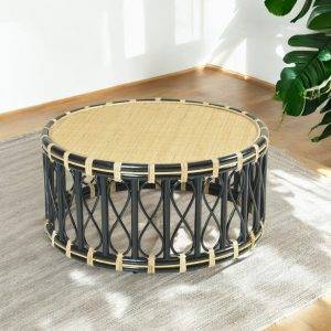 mesa de ratan para playa