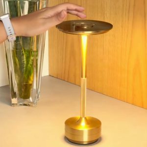 Lámpara recargable con led dimerizable + 3CCT Porto gold