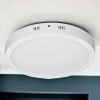 Plafón led redondo blanco 20.5cm 18W 6000K