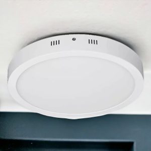 Plafón led redondo blanco 20.5cm 18W 6000K