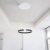 Lámpara LED colgante Occhio 60 black con luz cálida 28W