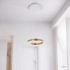 Lámpara LED colgante Occhio 40 gold con luz cálida 22W