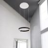 Lámpara LED colgante Occhio 40 black con luz cálida 22W