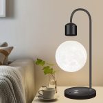Lámpara de mesa Luna levitante con cargador wireless
