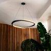 Lámpara LED colgante Kazuki 60 black con luz cálida 30W