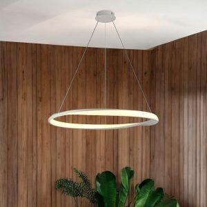 Lampara LED colgante Takeshi 80 white con luz cálida 45W