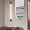 Lámpara LED de pared Flex 93 black con luz cálida 10W