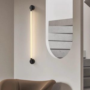 Lámpara LED de pared Flex 93 black con luz cálida 10W
