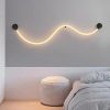 Lámpara LED de pared Flex 138 black con luz cálida 16W