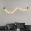 Lámpara LED de pared Flex 138 brass con luz cálida 16W