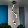 Lámpara led doble altura Elixir 200 black con 3CCT