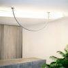 Lámpara LED empotrable de tumbado Nori white luz cálida 15W