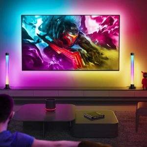 lámparas rgb que sincronizan con la musica