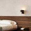 Lámpara LED de pared Sagitario black con luz cálida 7W