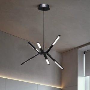 Lámpara LED colgante Axis black con 3CCT 30W
